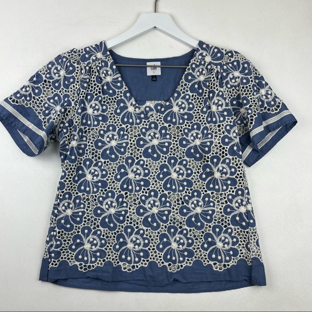 CAbi Inspire Top Embroidered - Picture 2 of 7